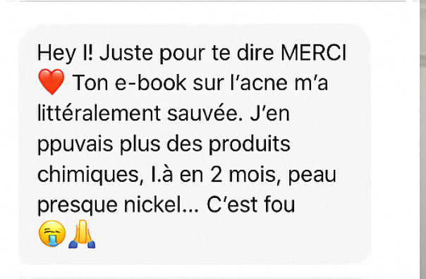 Comment j’ai vaincu mon acné en quelques mois – naturellement, sans produits inutile